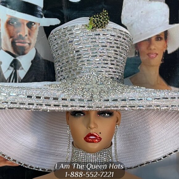 STUNNING Queen Church Hat | Custom Colors | $2500 Value Now $399! - Picture 2 of 5